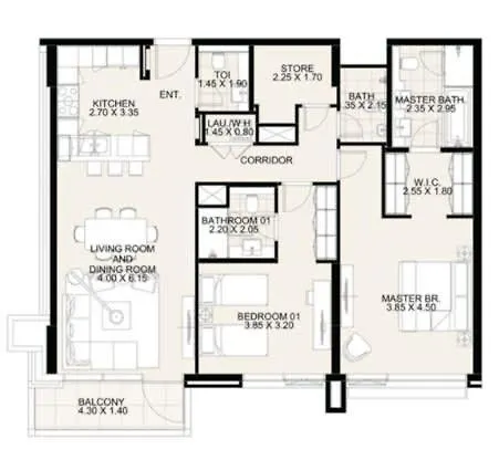 Elegant Relaxing 3-Bedroom Apartment In Perfect Location At Canal Front 6 Dubaj
